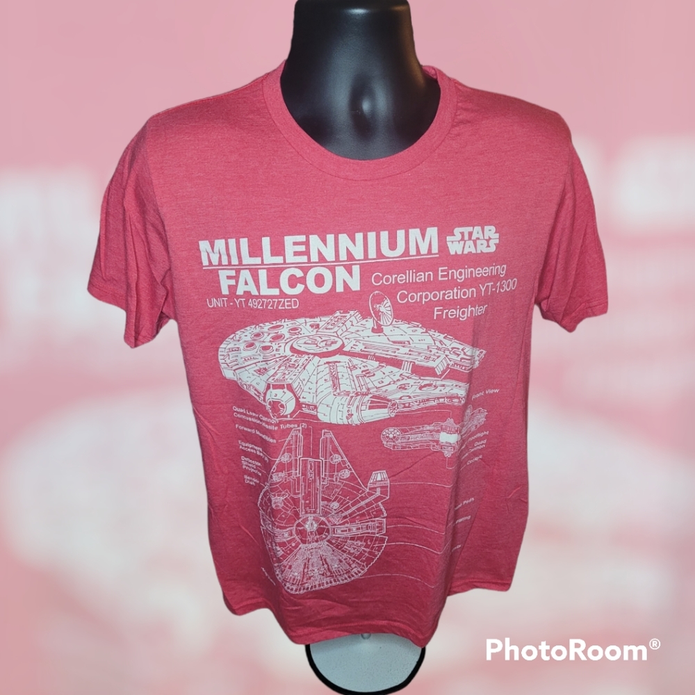 Star Wars Millennium Falcon tee Sz M